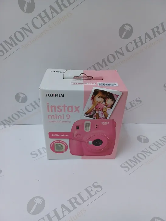 BRAND NEW BOXED FUJIFILM INSTAX MINI 9 INSTANT CAMERA IN PINK