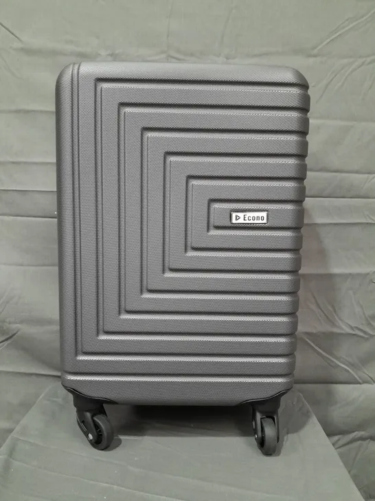 BOXED ECONO CABIN SIZE SUITCASE IN GREY