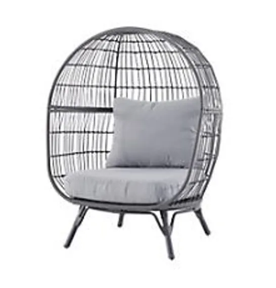 BOXED APOLIMA ROPE EGG CHAIR FOR ADULT GREY