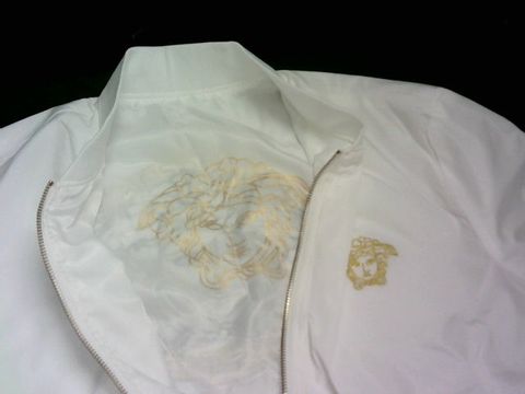 WHITE BOMBER JACKET IN VERSACE STYLE (NO SIZE)