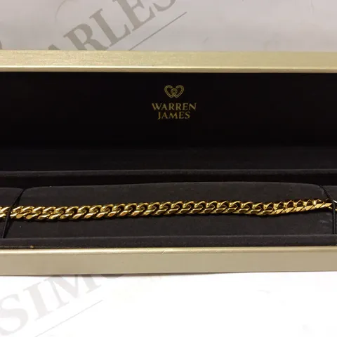 WARREN JAMES SOLID SUPER HEAVYWEIGHT MIAMI CUBAN BRACELET