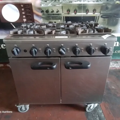 LINCAT 6 BURNER GAS RANGE Model LMR9N