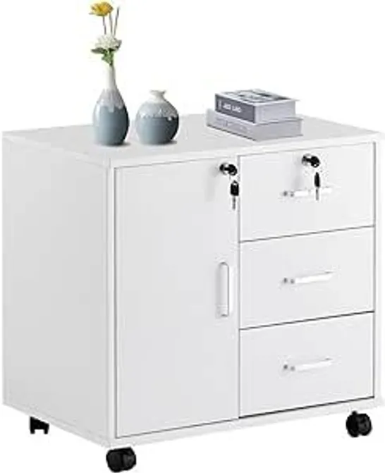 BOXED MOBILE FILE CABINET