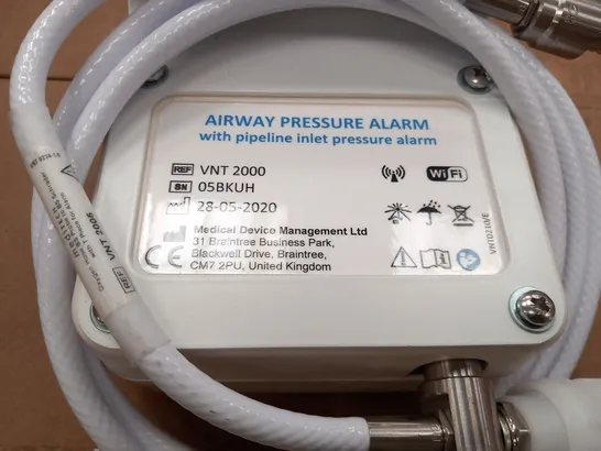 6 BRAND NEW BOXED APAL 10+ AIRWAY PRESSURE ALARAM SYSTEMS VNT2000