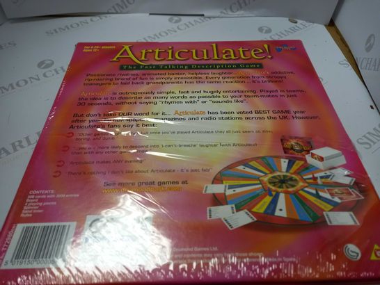 SEALED BOXED ARTICULATE GROUP GAME