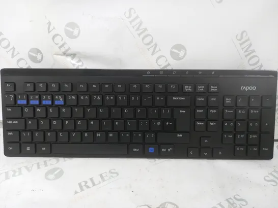 BOX OF APPROX 5 ASSORTED RAPOO 8100M KEYBOARDS