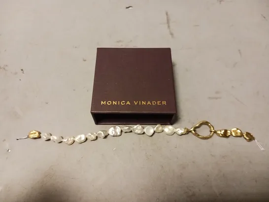 BOXED MONICA VINADER AMY POWNEY KESHI PEARL BRACELET