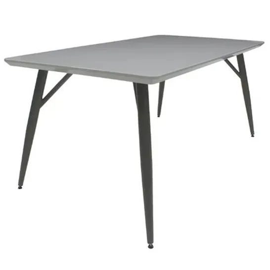 BOXED COLDIRON GREY DINING TABLE (2 BOXES)