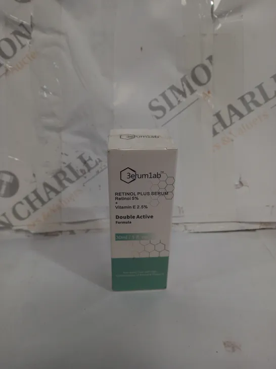 SEALED 3ERUM LAB RETINOL PLUS SERUM 5% RETINOL & 2.5% VITAMIN E