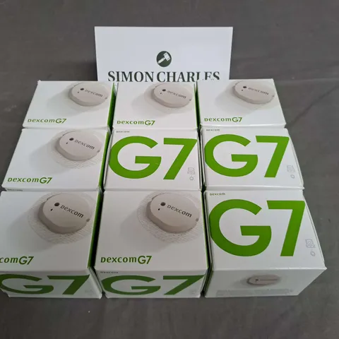 LOT OF 9 BRAND NEW DEXCOM G7 SENSORS