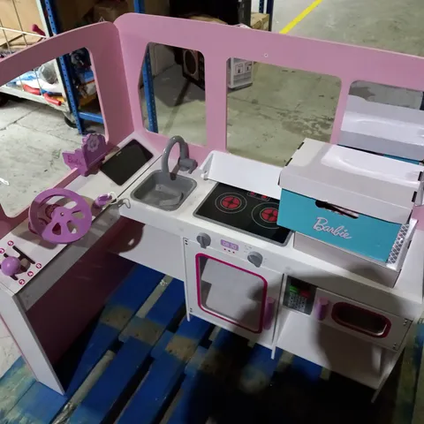 BARBIE MINI VAN WITH KITCHEN - COLLECTION ONLY 