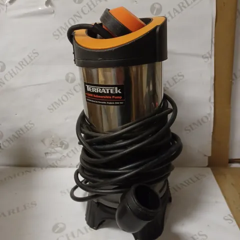 TERRATEK 1100W SUBMERSABLE PUMP