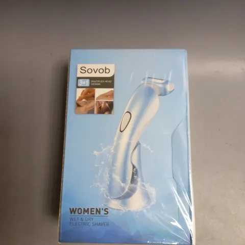 BOXED AND SEALED SOVOB CORDLESS WET & DRY ELECTRIC RAZOR