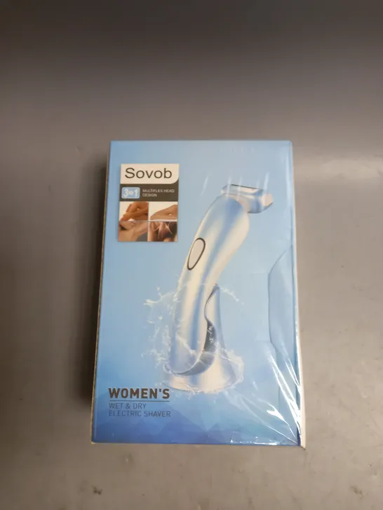 BOXED AND SEALED SOVOB CORDLESS WET & DRY ELECTRIC RAZOR