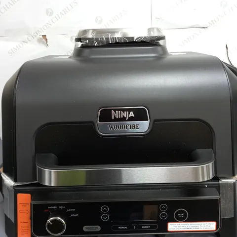 OUTLET NINJA WOODFIRE PRO XL ELECTRIC BBQ GRILL & SMOKER OG850UKQ - COLLECTION ONLY