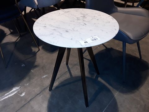 DESIGNER WHITE ONYX CIRCULAR COFFEE TABLE