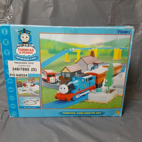 TOMY THOMAS AND BERTIE TRAIN SET