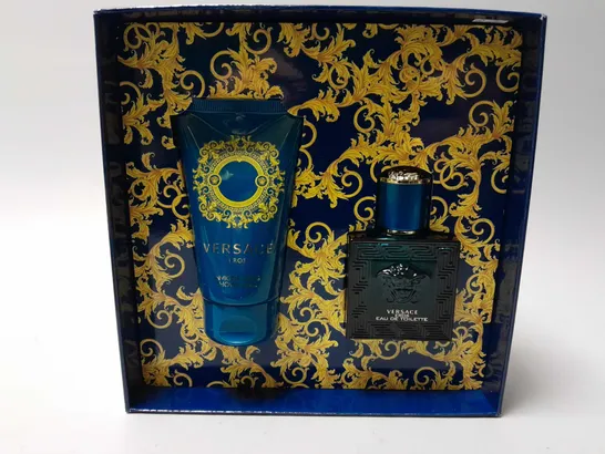 BOXED VERSACE EROS EAU DE TOILETTE SET