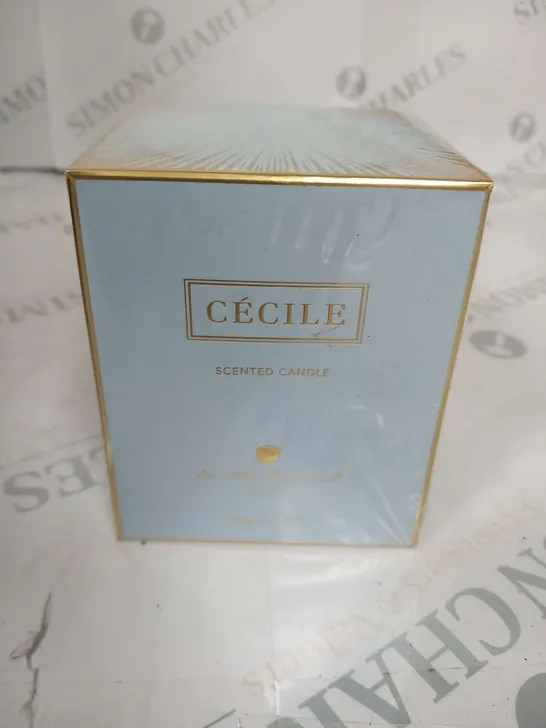 BOXED AND SEALED CECILE SCENTED CANDLE TO HE FAIREST LONDON 190G