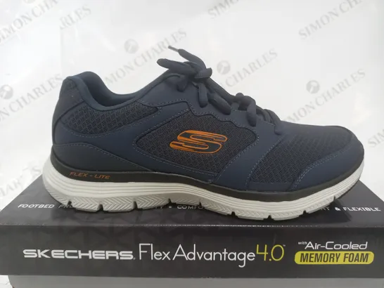 SKETCHERS MENS FLEX TRAINER NAVY SIZE 9UK (MENS)