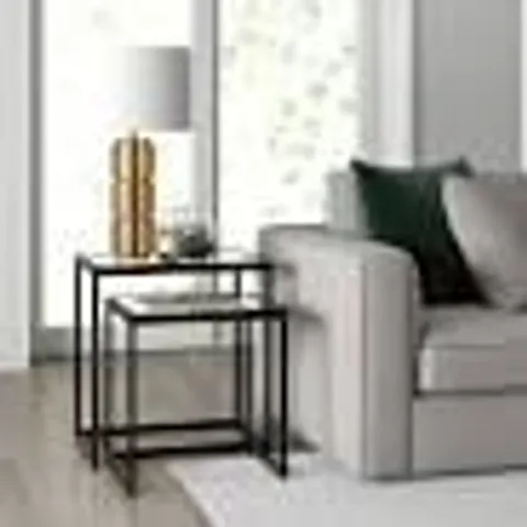 BOXED HARR 2 PIECE SIDE TABLE