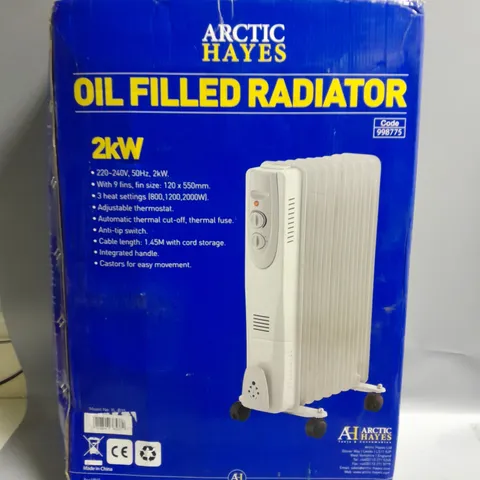 BOXED ARCTIC HAYES OIL FILLED RADIATOR 