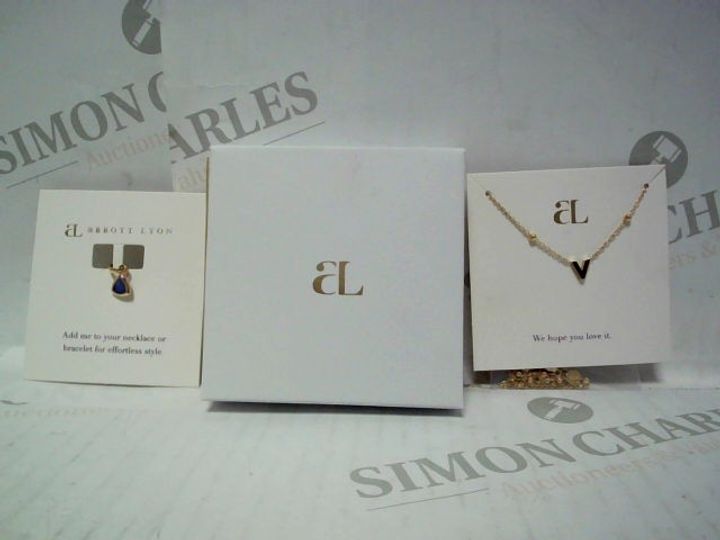 abbott lyon initial necklace