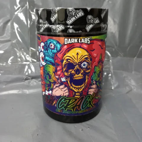 SEALED DARKLABS CRACK ULTRA INTENSE PRE-WORKOUT FORMULA IN VERY DARK BERRY 412G