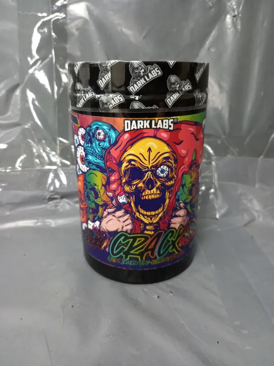 SEALED DARKLABS CRACK ULTRA INTENSE PRE-WORKOUT FORMULA IN VERY DARK BERRY 412G