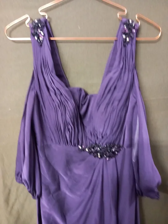 LA BELLE PURPLE DRESS - 8