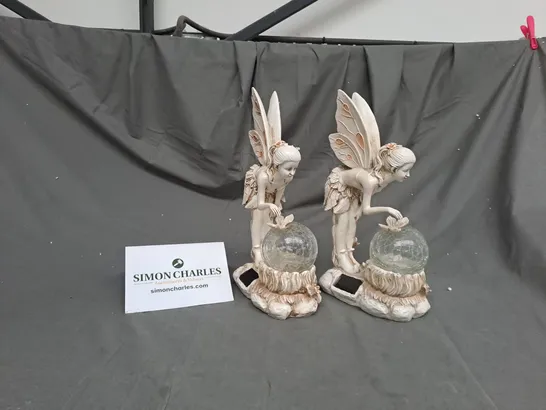 BOXED GARDEN REFLECTIONS SET OF 2 SOLAR FAIRIES