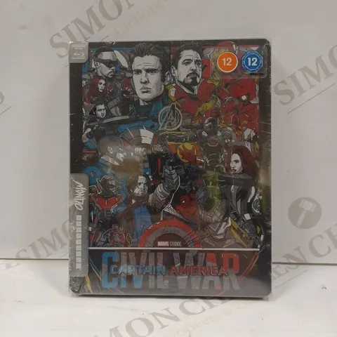 SEALED CAPTAIN AMERICA: CIVIL WAR - MONDO EXCLUSIVE 4K UHD BLURAY STEELBOOK