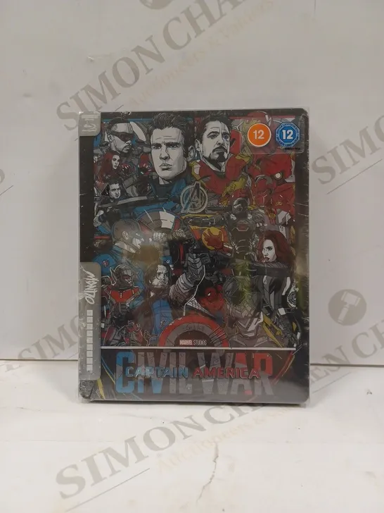 SEALED CAPTAIN AMERICA: CIVIL WAR - MONDO EXCLUSIVE 4K UHD BLURAY STEELBOOK