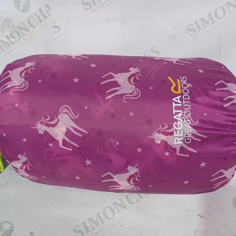 REGATTA ROARY KIDS SLEEPING BAG UNICORN