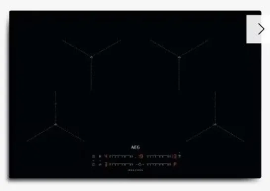 AEG IAX84411CB 80CM INDUCTION HOB, BLACK