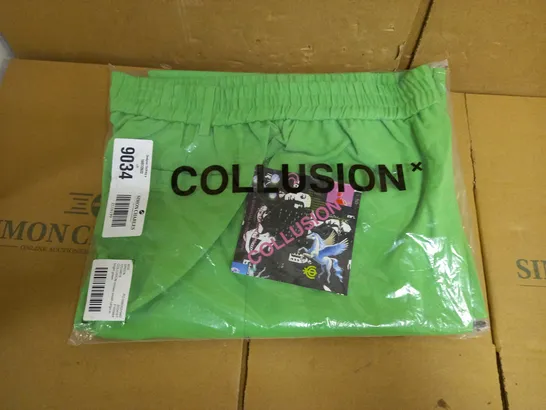 COLLUSION GREEN TROUSERS - SIZE W32