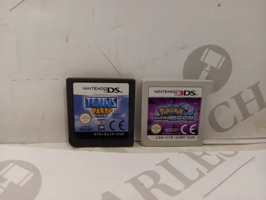 LOT OF 2 NINTENDO DS/3DS GAMES TO INCLUDE TETRIS & POKEMON