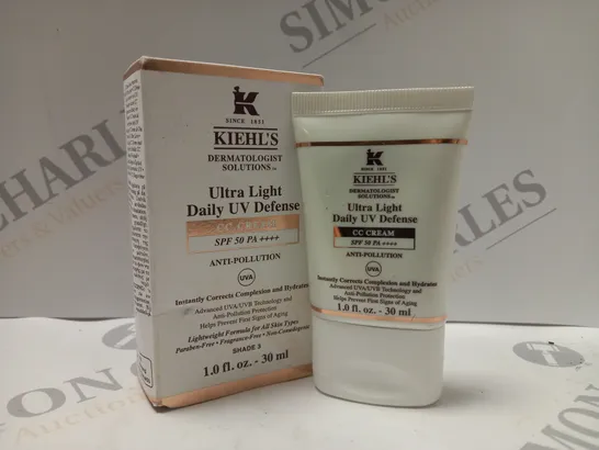 KIEHL'S ULTRA LIGHT DAILY UV DEFENSE CC CREAM SPF50 PA++++ 30ML 