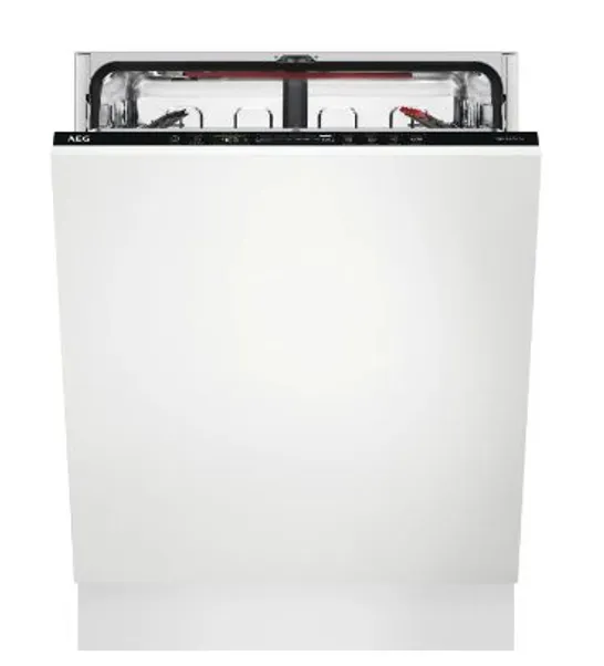 AEG 7000 SERIES FSE84607P FULLY INTEGRATED STANDARD DISHWASHER - WHITE CONTROL PANEL WITH SLIDING DOOR FIXING KIT - C RATED