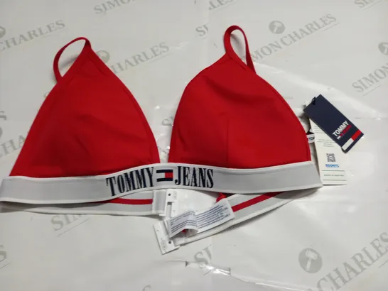 TOMMY JEANS RED BRA - XL