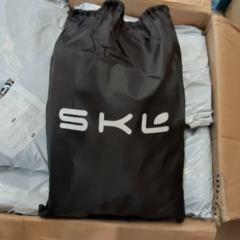 BOX OF APPROXIMATELY 25X BRAND NEW SKL UMBRELLAS FOR PHYSICAL TRAINING WITH BELTS AND CLOTH BAGS - 48", BLACK (1 BOX)