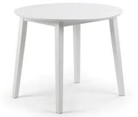 BOXED COAST EXTENDABLE DINING TABLE WHITE 