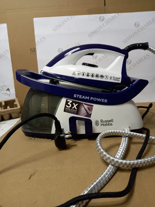 RUSSELL HOBBS STEAM GENERATOR IRON - PURPLE/WHITE