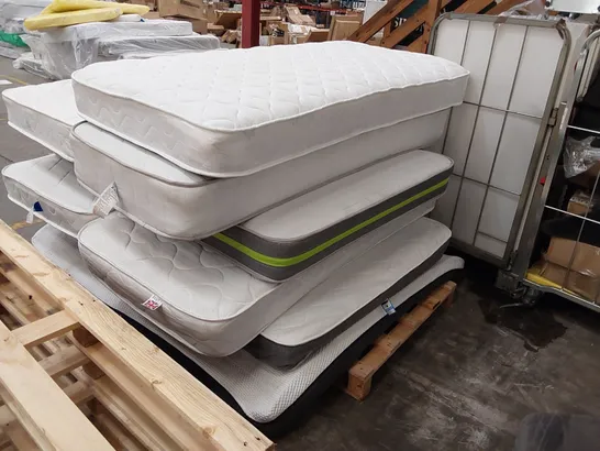 PALLET OF MATTRESS OF ASSORTED SIZES AND BRANDS 