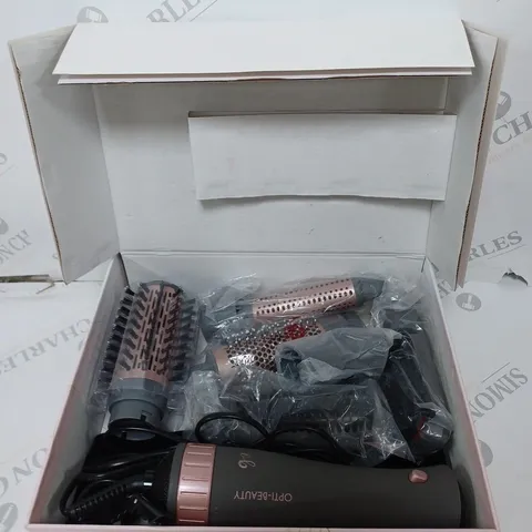 BOXED OPTI-BEAUTY HOT AIR MULTI-STYLER WITH ACCESSORIES 