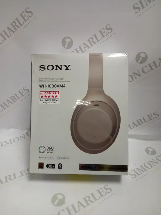 SEALED SONY WH-1000XM4 WIRELESS BLUETOOTH NOISE-CANCELLING HEADPHONES - SILVER