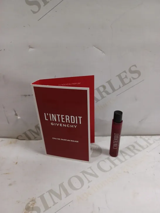 LOT TO CONTAIN APPROX 120 X 1.0ML GIVENCHY L'INTERDIT EAU DE PARFUM ROUGE SAMPLE SPRAYS