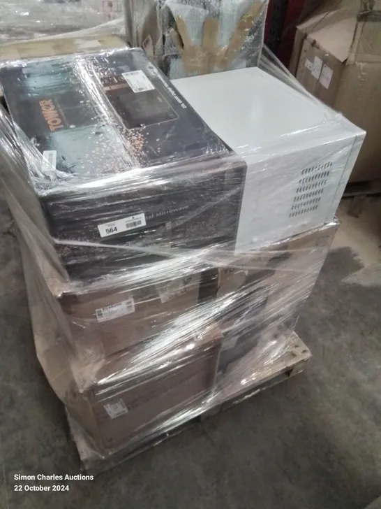 PALLET OF APPROXIMATELY 13 UNPROCESSED RAW RETURN MICROWAVES TO INCLUDE;