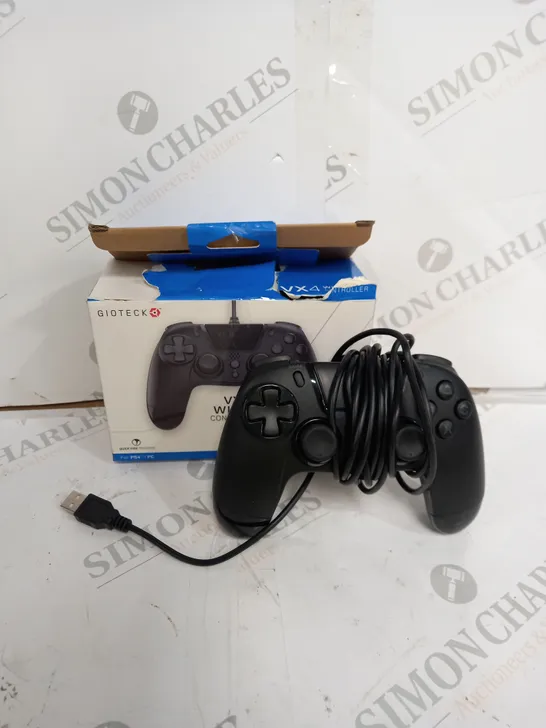 VX4 WIRED CONTROLLER FOR PS4 IN BLACK