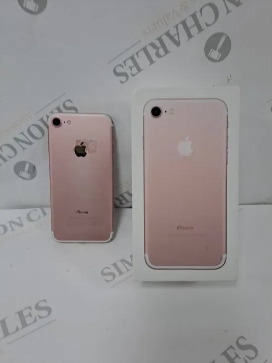 BOX APPLE IPHONE 7 IN PINK 4602494-Simon Charles Auctioneers